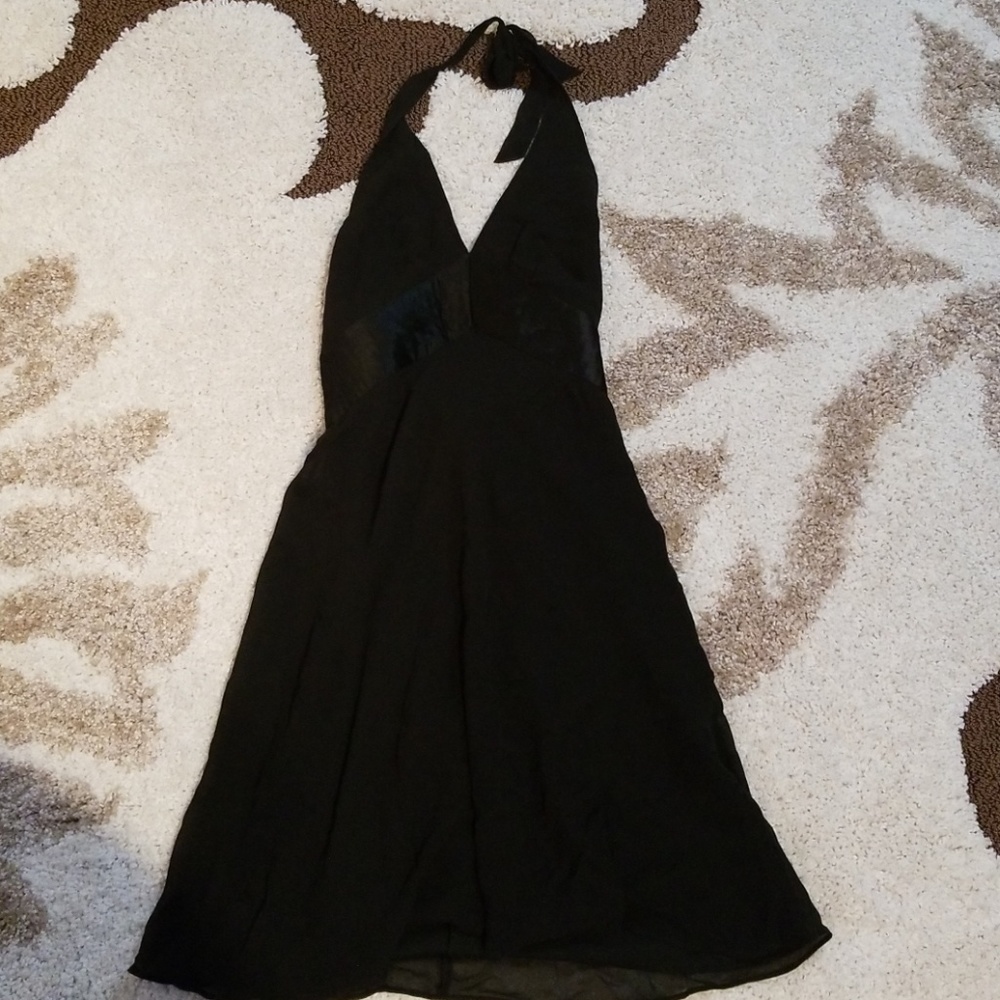 New Black Halter Dress New w/tags